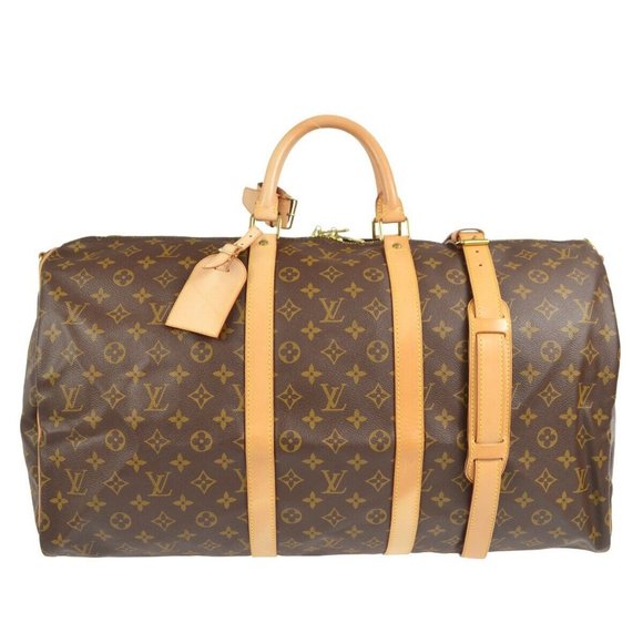 Louis Vuitton Handbags - Louis Vuitton Keepall Bandouliere 55 Duffle Bag Monogram